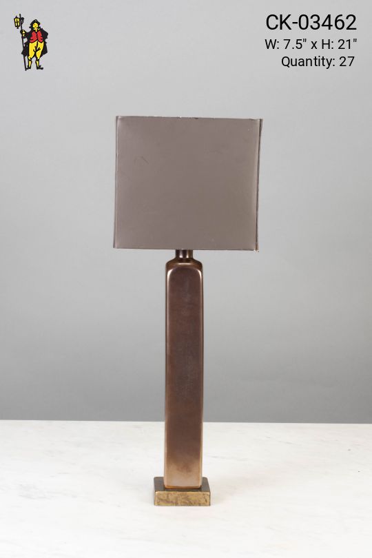 Bronze Finished Simple Table Lamp
