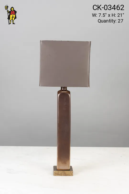 Bronze Finished Simple Table Lamp