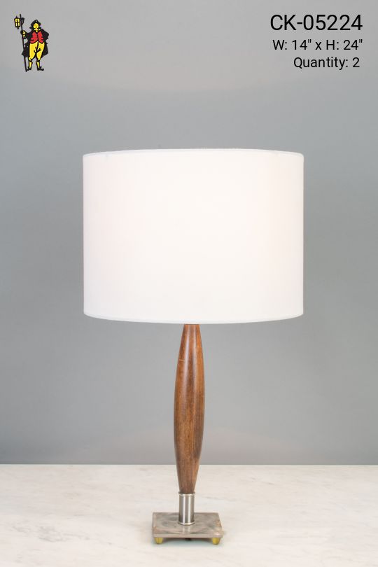 Contemporary Wooden Table Lamp