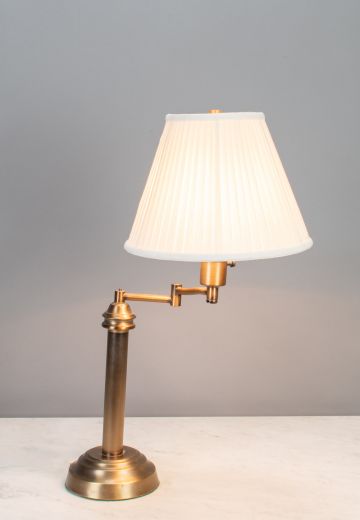Adjustable Brass Table Lamp