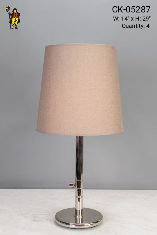Polished Chrome Table Lamp
