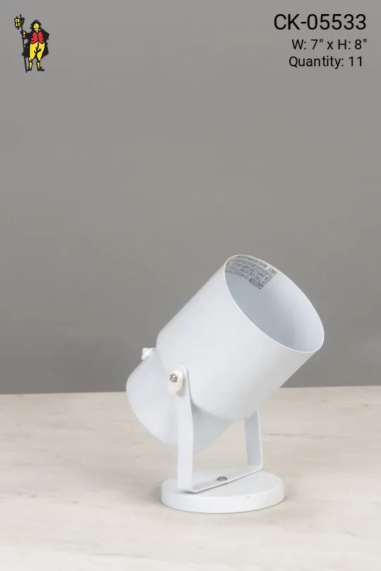 Solid White Can Light