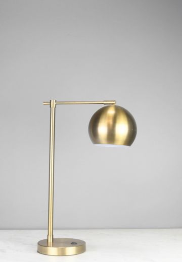Contemporary Brass Table Lamp