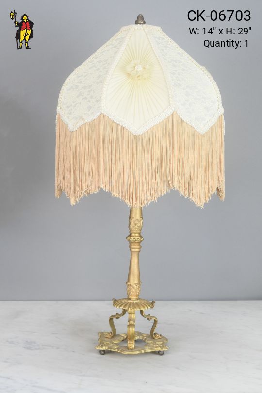 Victorian Footed Table Lamp