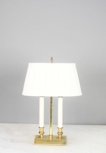 Two Candle Federal Table Lamp