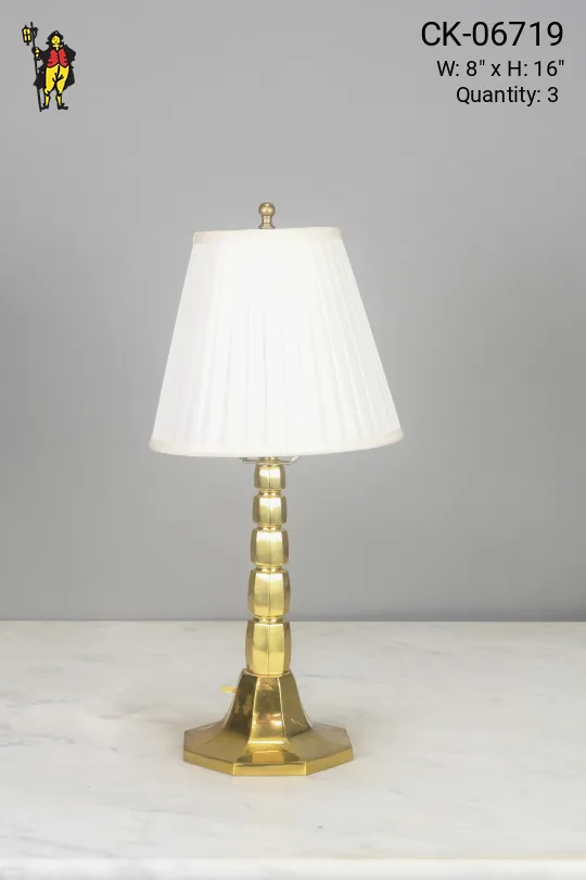Simple Brass Table Lamp