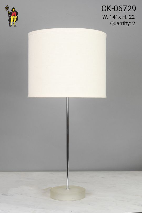 Polished Nickel Table Lamp