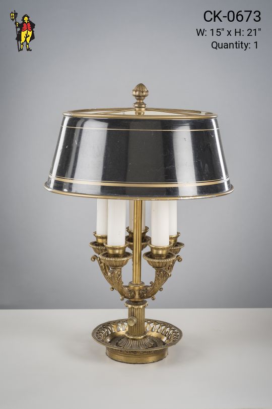 Five Candle Bouliette Table Lamp