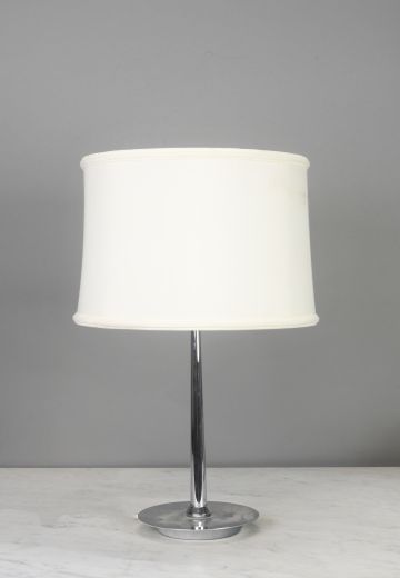 Contemporary Chrome Table Lamp