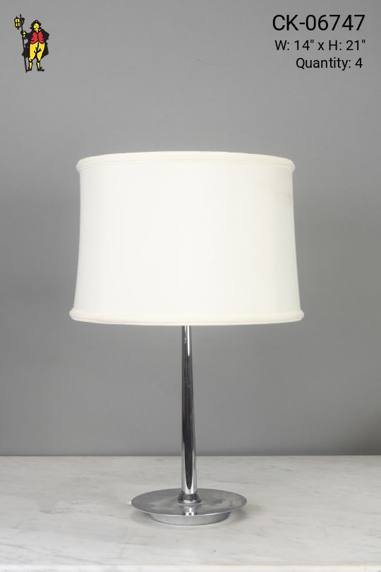 Contemporary Chrome Table Lamp