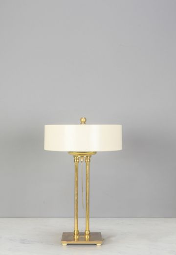 Polished Brass Table Lamp