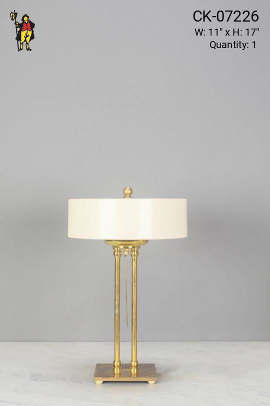 Polished Brass Table Lamp