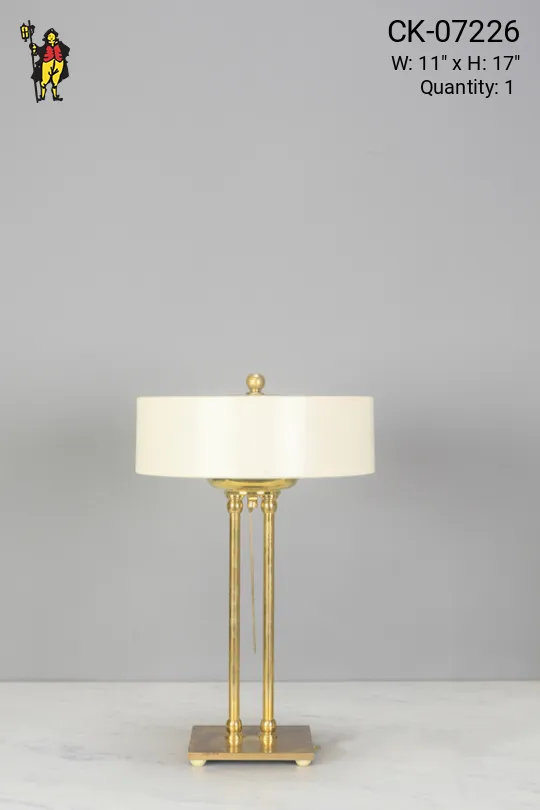 Polished Brass Table Lamp