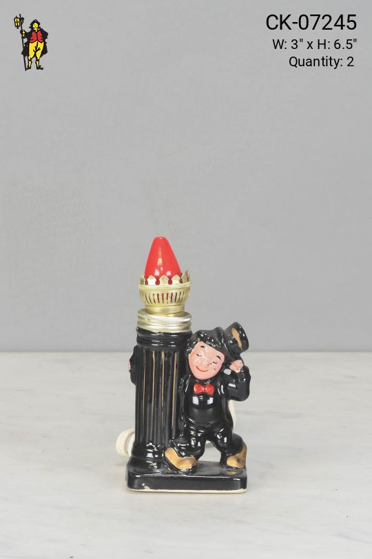 Small Ceramic Figurine Table Lamp