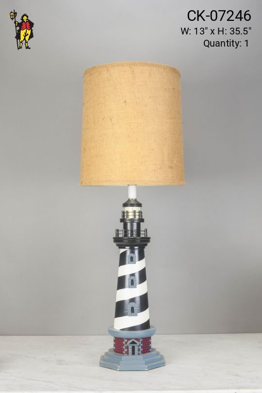 Ceramic Lighthouse Table Lamp