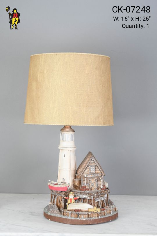 Nautical Scene Table Lamp