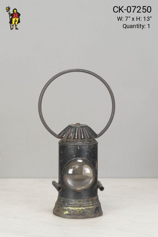 Black Distressed Lantern