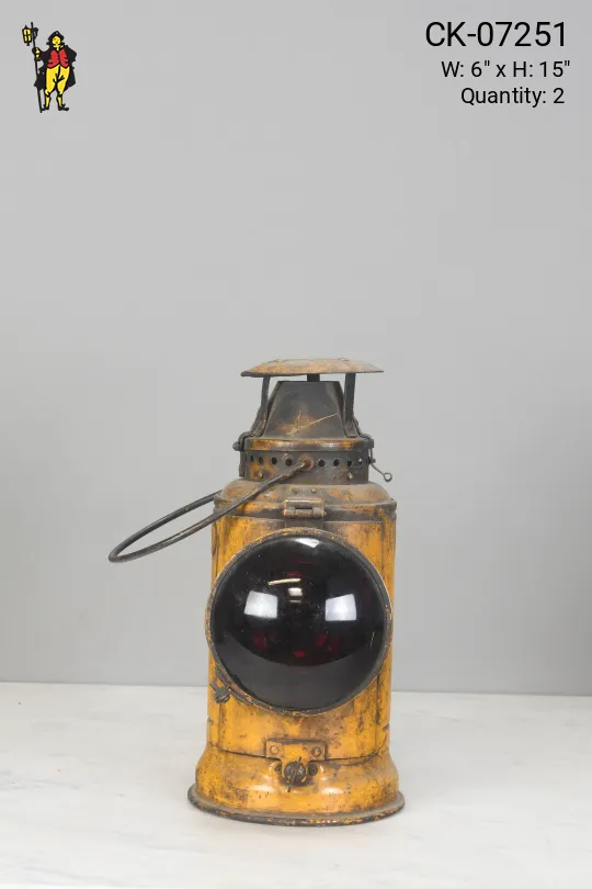 Orange Railroad Lantern