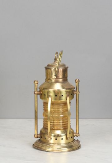 Polished Brass Lantern
