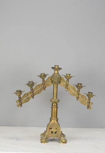 Non Electric Seven Candle Candelabra