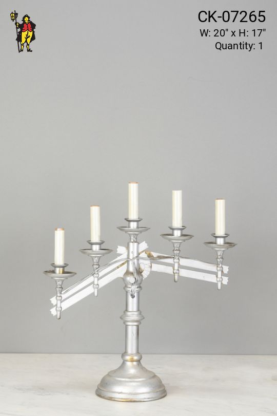 Five Candle Table Candelabra