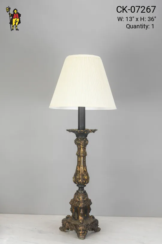 Art Deco Footed Table Lamp