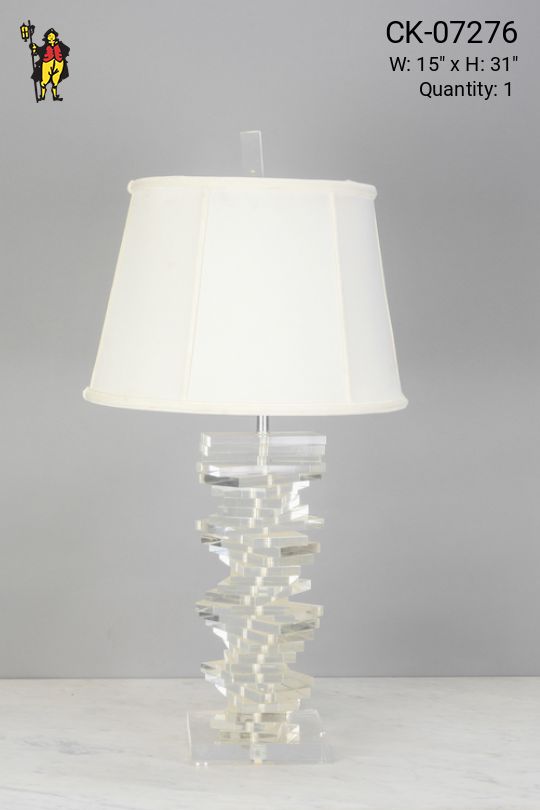 Modern Glass Table Lamp