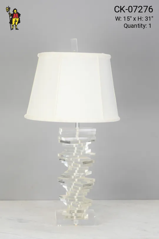 Modern Glass Table Lamp