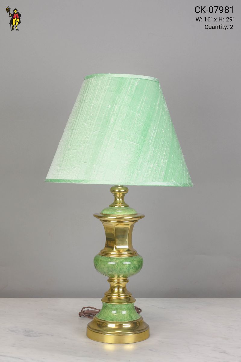 Marble & Brass Table Lamp | Table Lamps | Collection | City Knickerbocker | Lighting Rentals