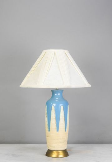 Blue & White Ceramic Table Lamp