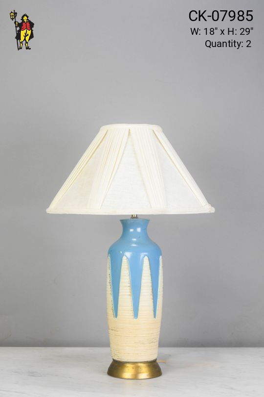 Blue & White Ceramic Table Lamp
