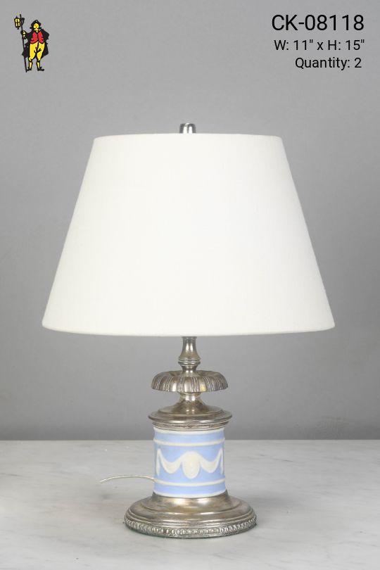 Ceramic & Nickel Table Lamp