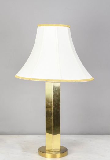 Polished Brass Table Lamp
