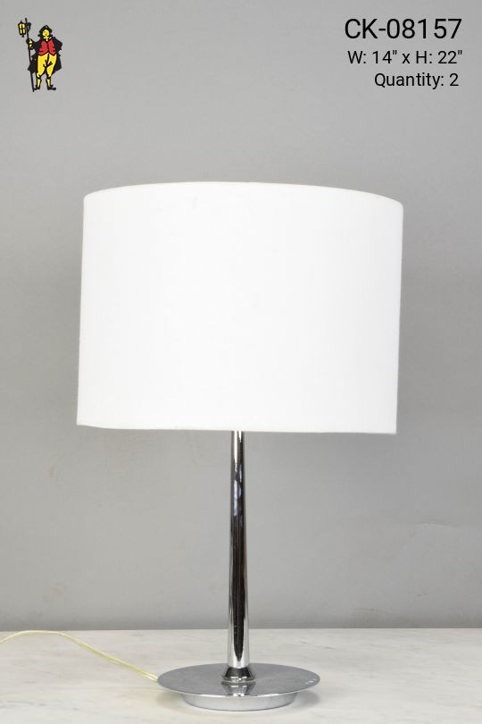 Chrome Modern Table Lamp