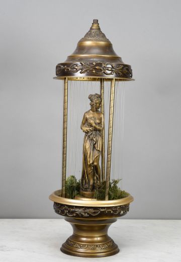 Fifties Bronze Rain Lamp