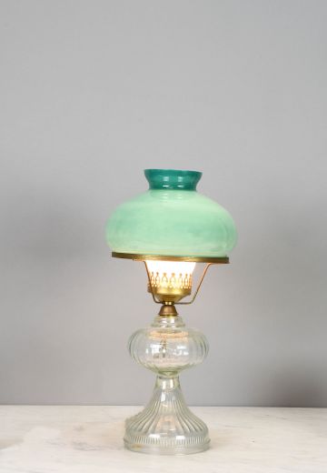 Electrified Oil Table Lamp