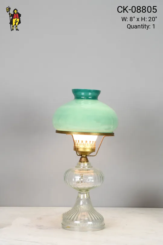 Electrified Oil Table Lamp