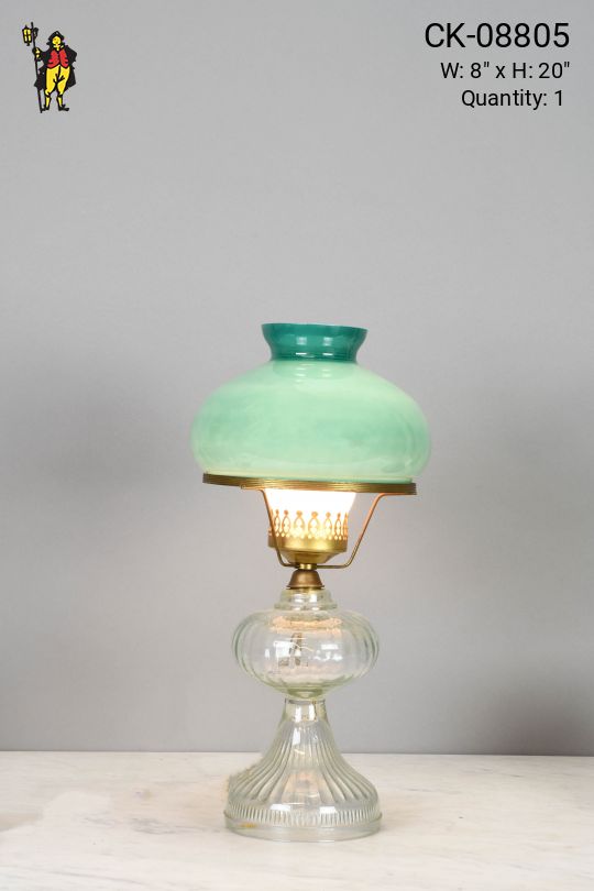 Electrified Oil Table Lamp