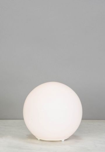Ten Inch Glass Globe Table Lamp