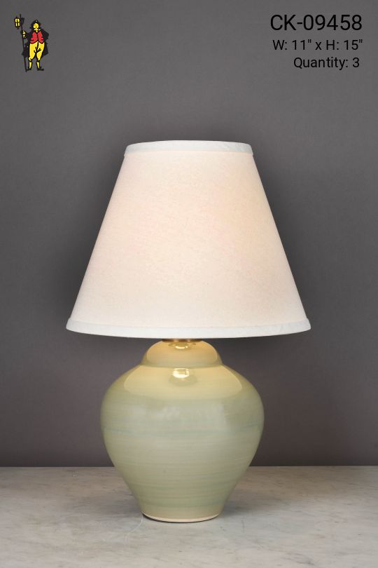 Green Ceramic Table Lamp