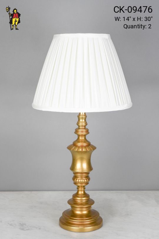 Traditional Brass Table Lamp