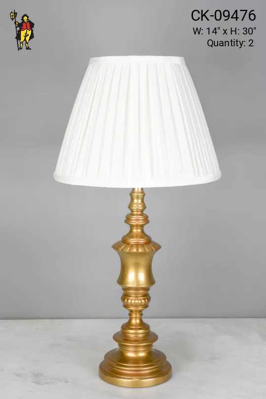 Traditional Brass Table Lamp