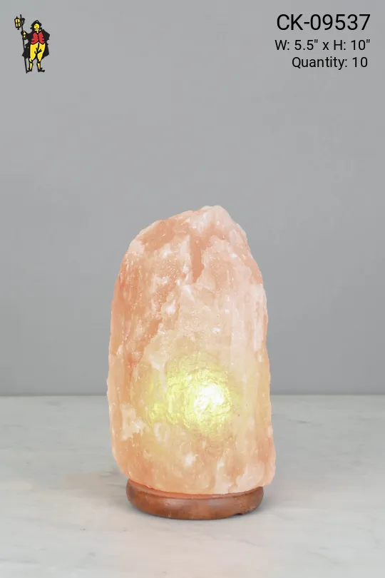 Salt Table Lamp