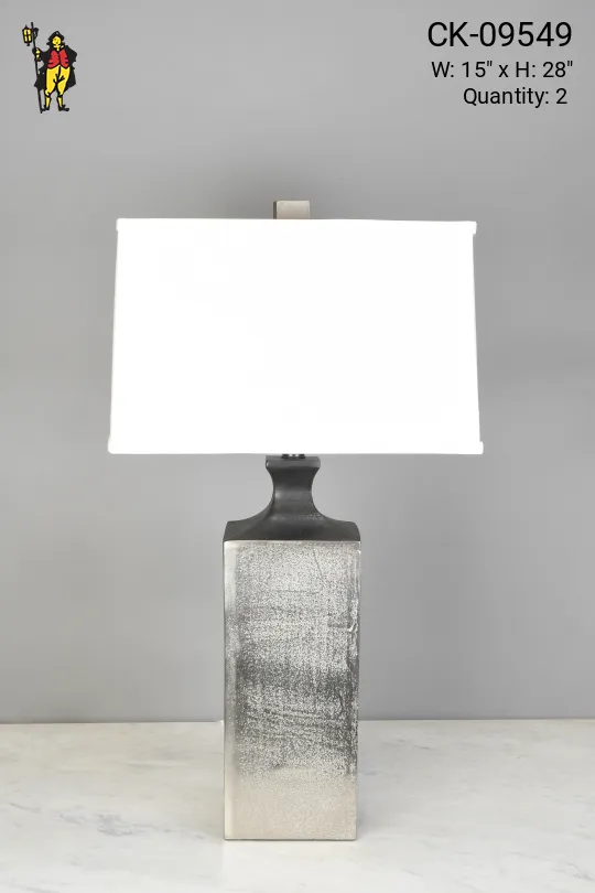 Black & Gray Ceramic Table Lamp