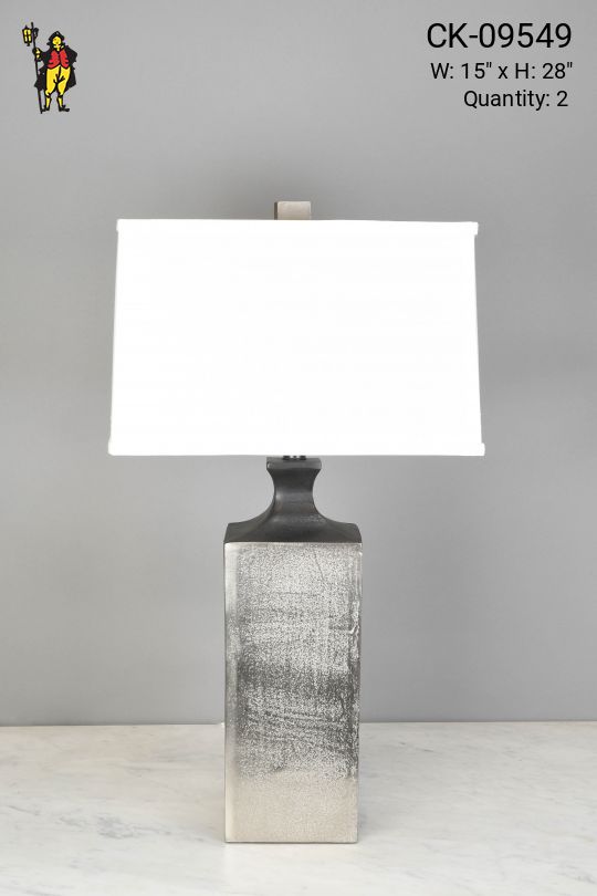 Black & Gray Ceramic Table Lamp