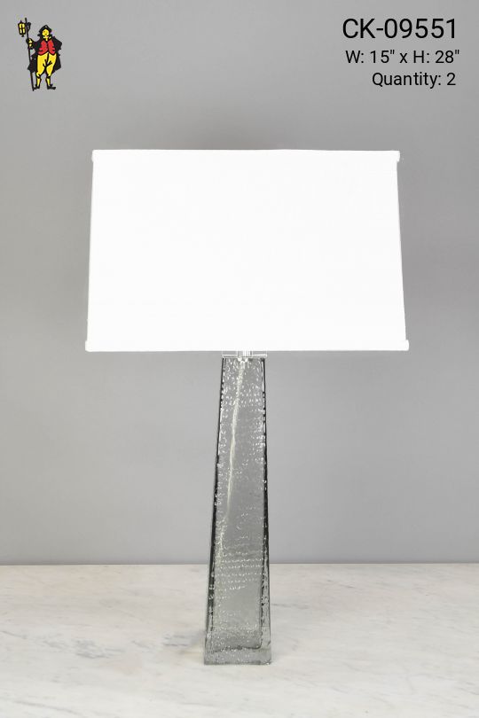 Simple Glass Table Lamp