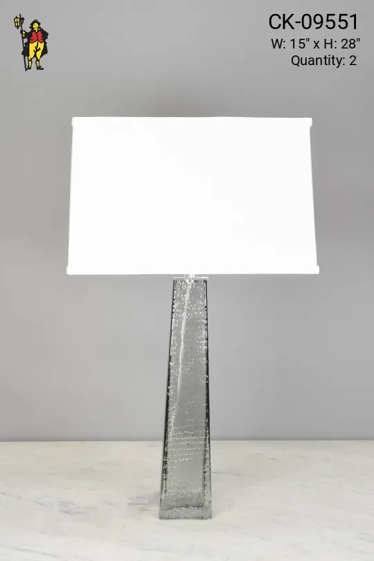 Simple Glass Table Lamp