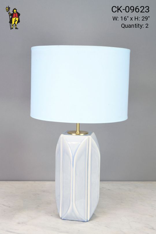 Blue Modern Ceramic Table Lamp