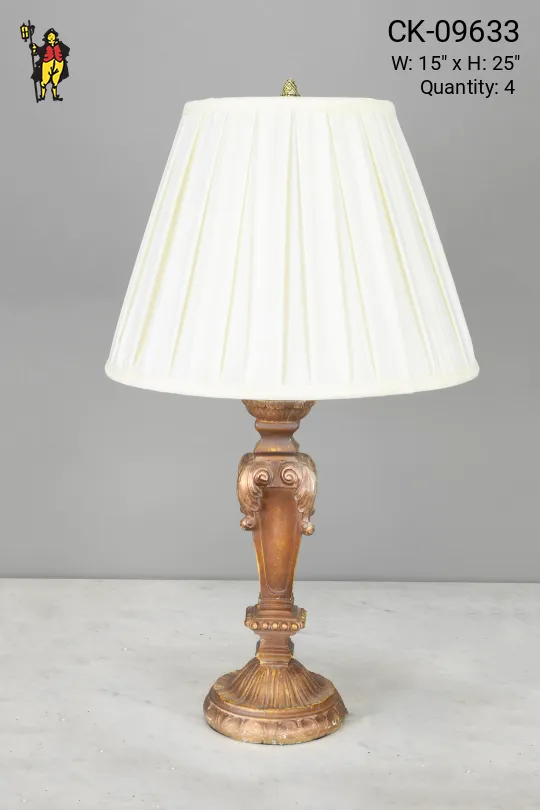 Rust Ceramic Table Lamp