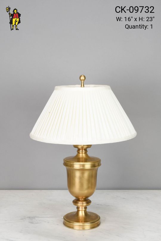 Classical Brass Urn Form Table Lamp